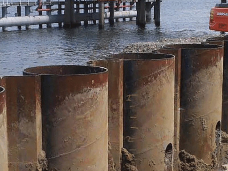 Công trình thi công ống vách cọc khoan nhồi