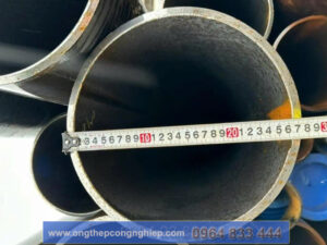 Đường kính ngoài của ống thép đúc DN250