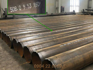 Kiểm tra chất lượng ống thép đúc DN500