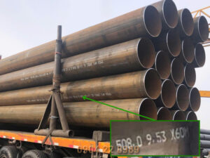 Giao hàng ống thép đúc DN500