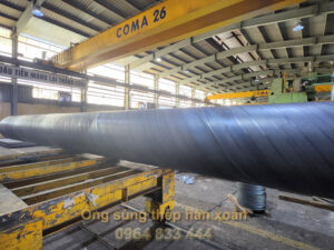 Ống sùng được sản xuất tại nhà máy